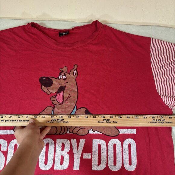 Vintage 90s Scooby Doo Sleep Shirt Womens OSFA  Double Sided Hanna Barbera CN - Picture 13 of 13